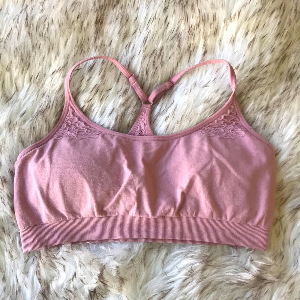 Adorable Pink Sports Bra